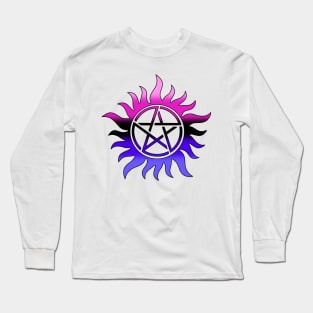 Omnisexual Anti Possession Symbol Long Sleeve T-Shirt